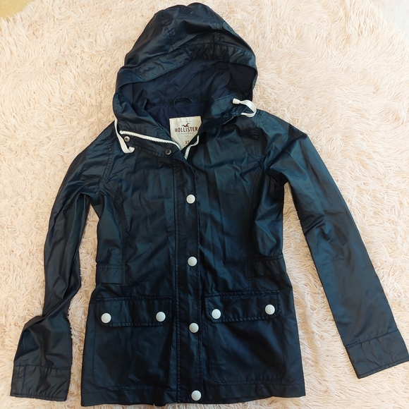 Hollister Rain Jacket - Size XS - Picture 5 of 9